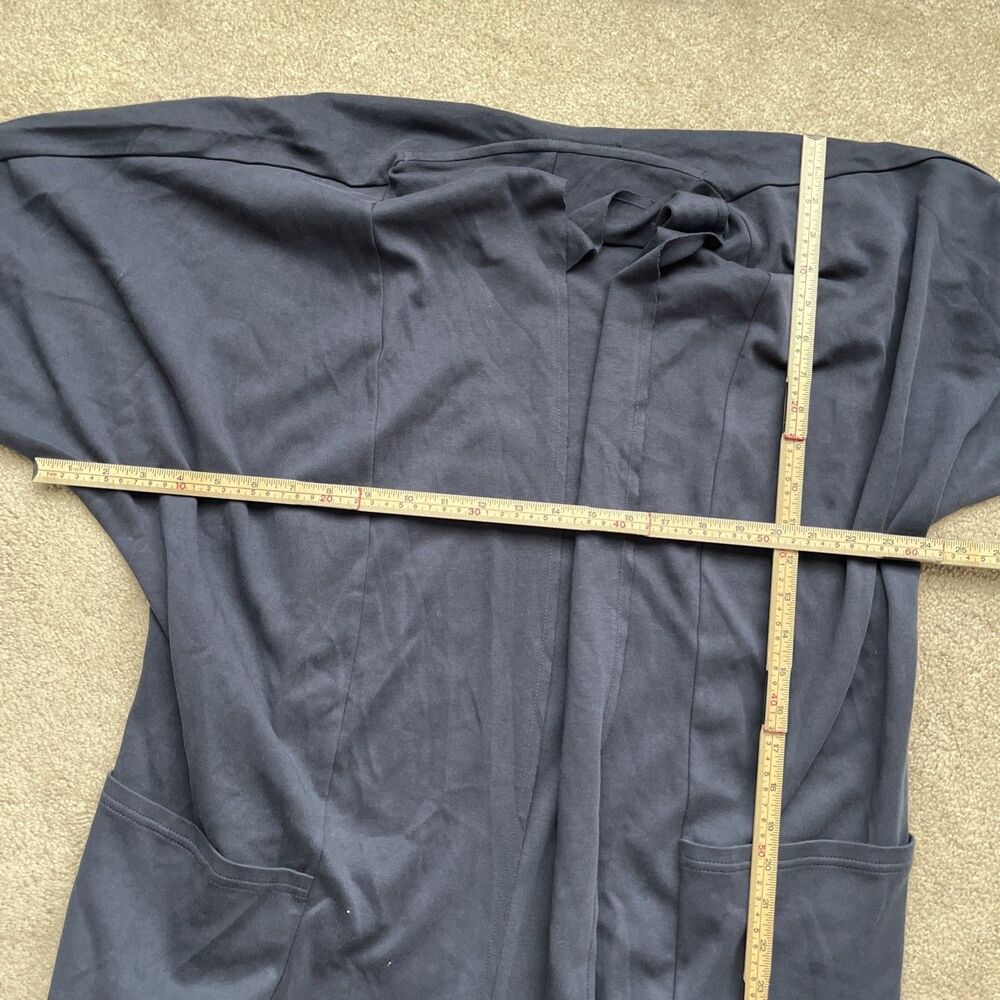 Pact Cardigan Womens M/L Organic Cotton Airplane Wrap Comfort Minimalist Travel - Picture 6 of 7